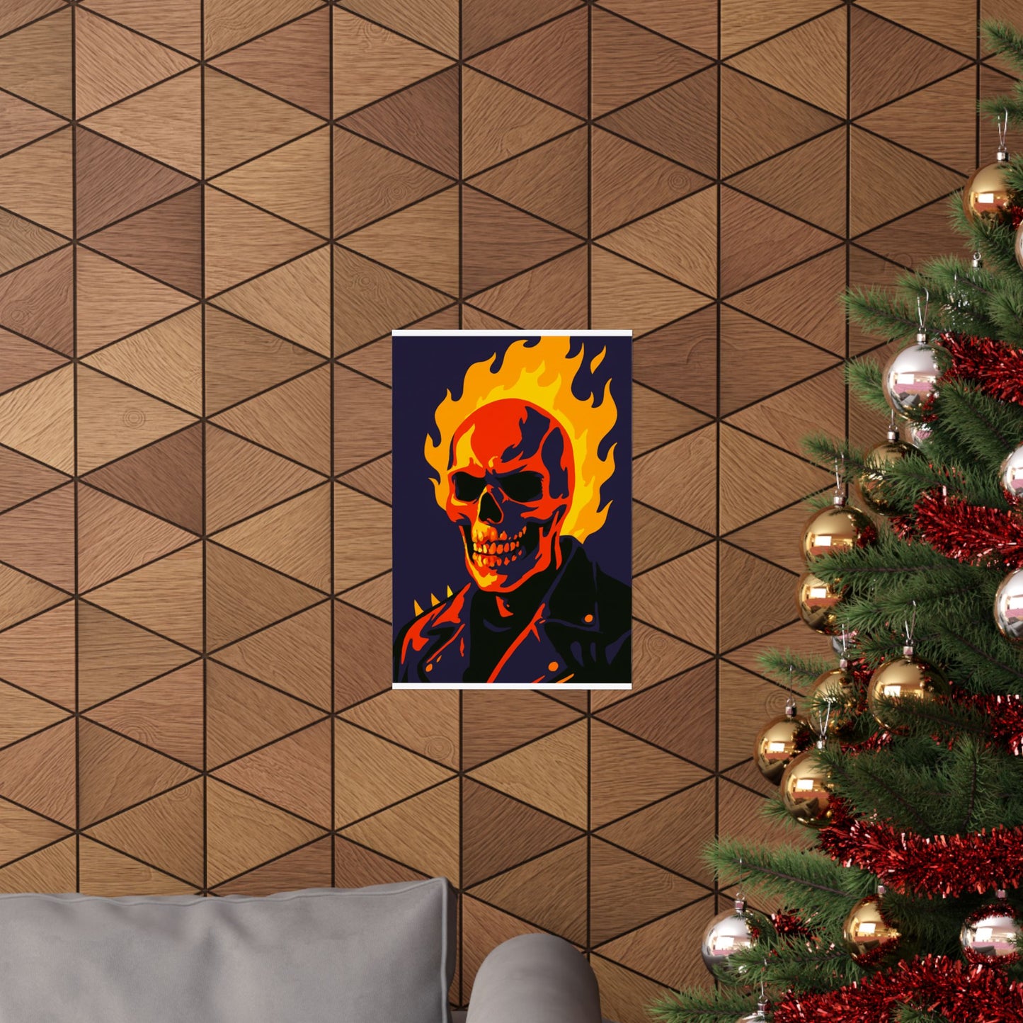“The Rider”-lloveburns Wall Print