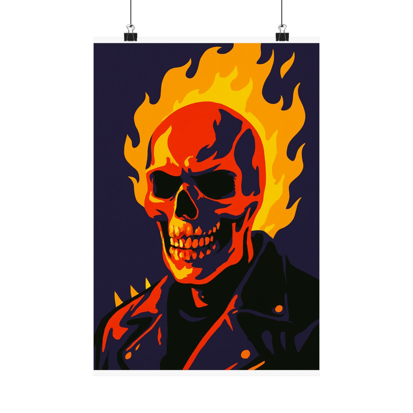 “The Rider”-lloveburns Wall Print