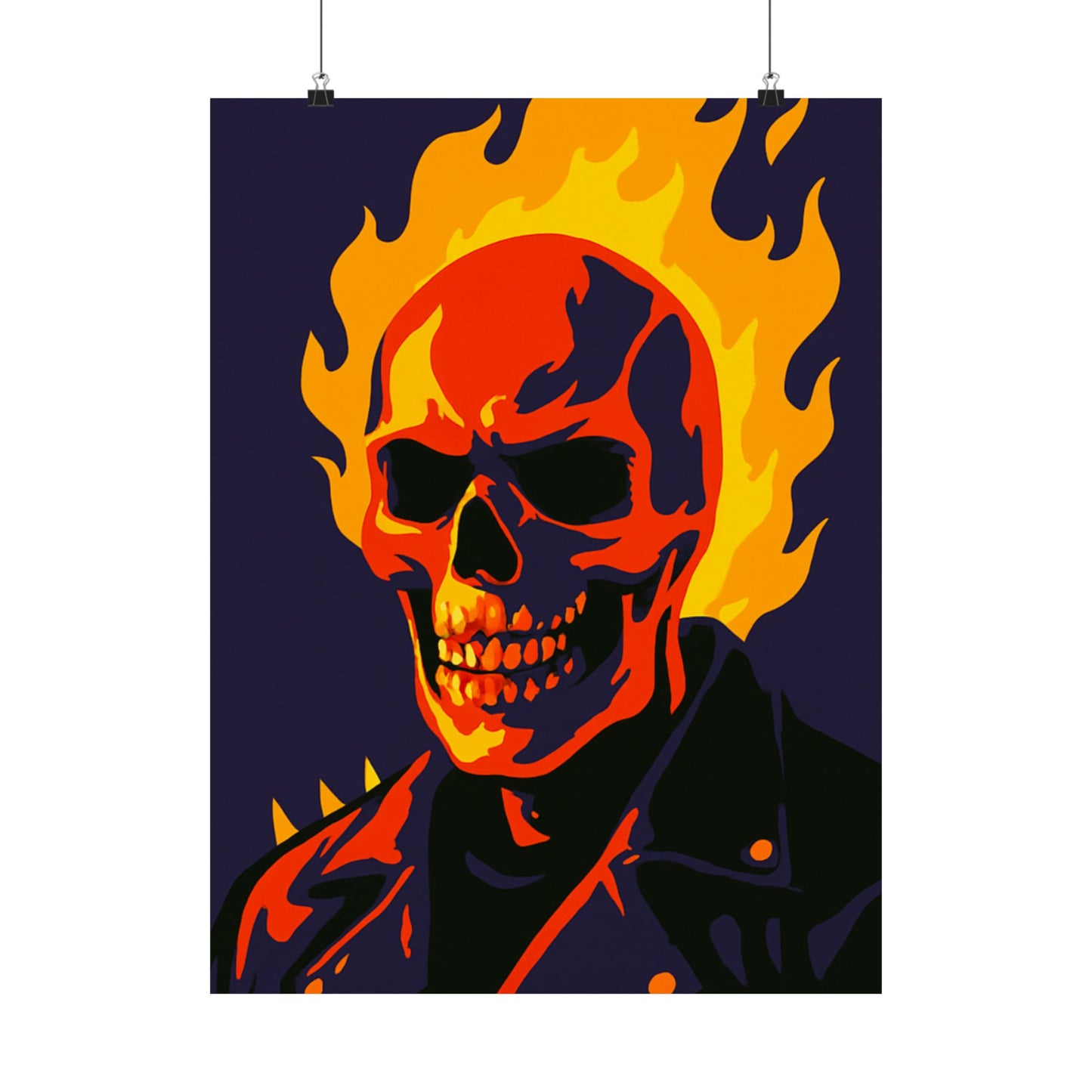 “The Rider”-lloveburns Wall Print