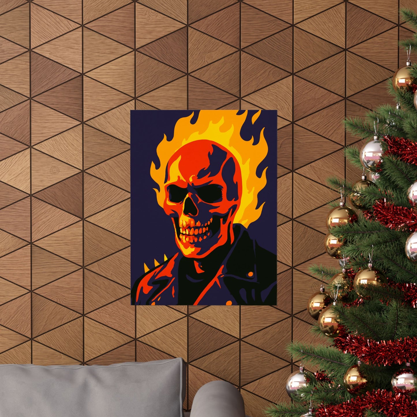 “The Rider”-lloveburns Wall Print