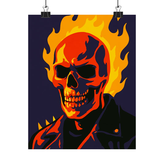 “The Rider”-lloveburns Wall Print