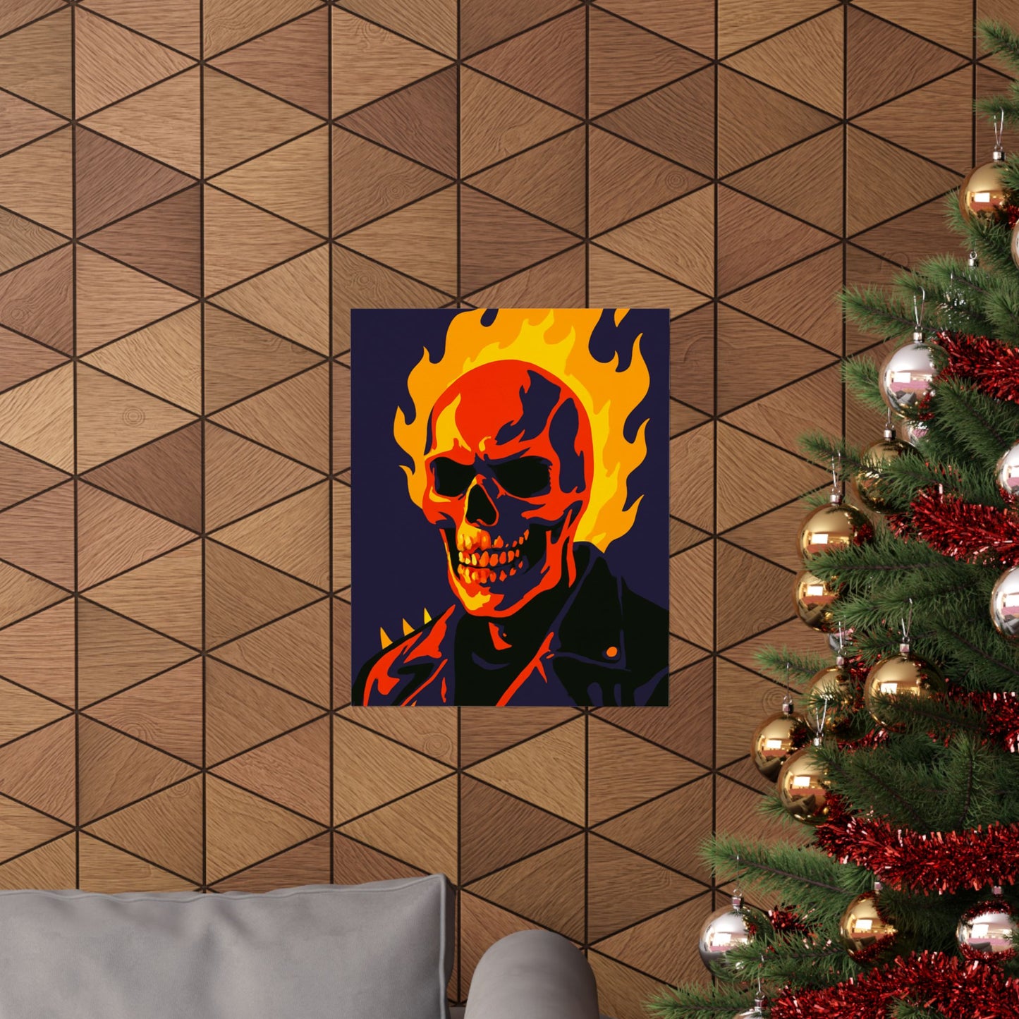 “The Rider”-lloveburns Wall Print