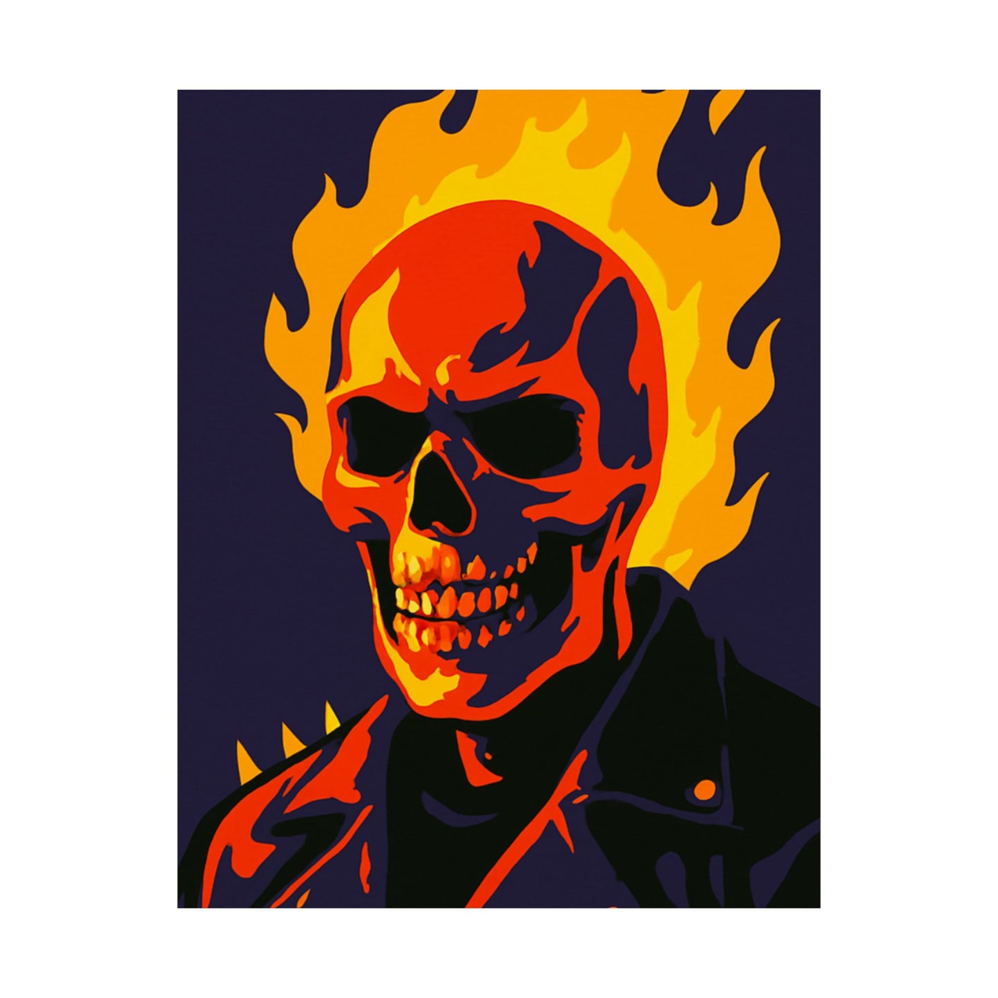 “The Rider”-lloveburns Wall Print