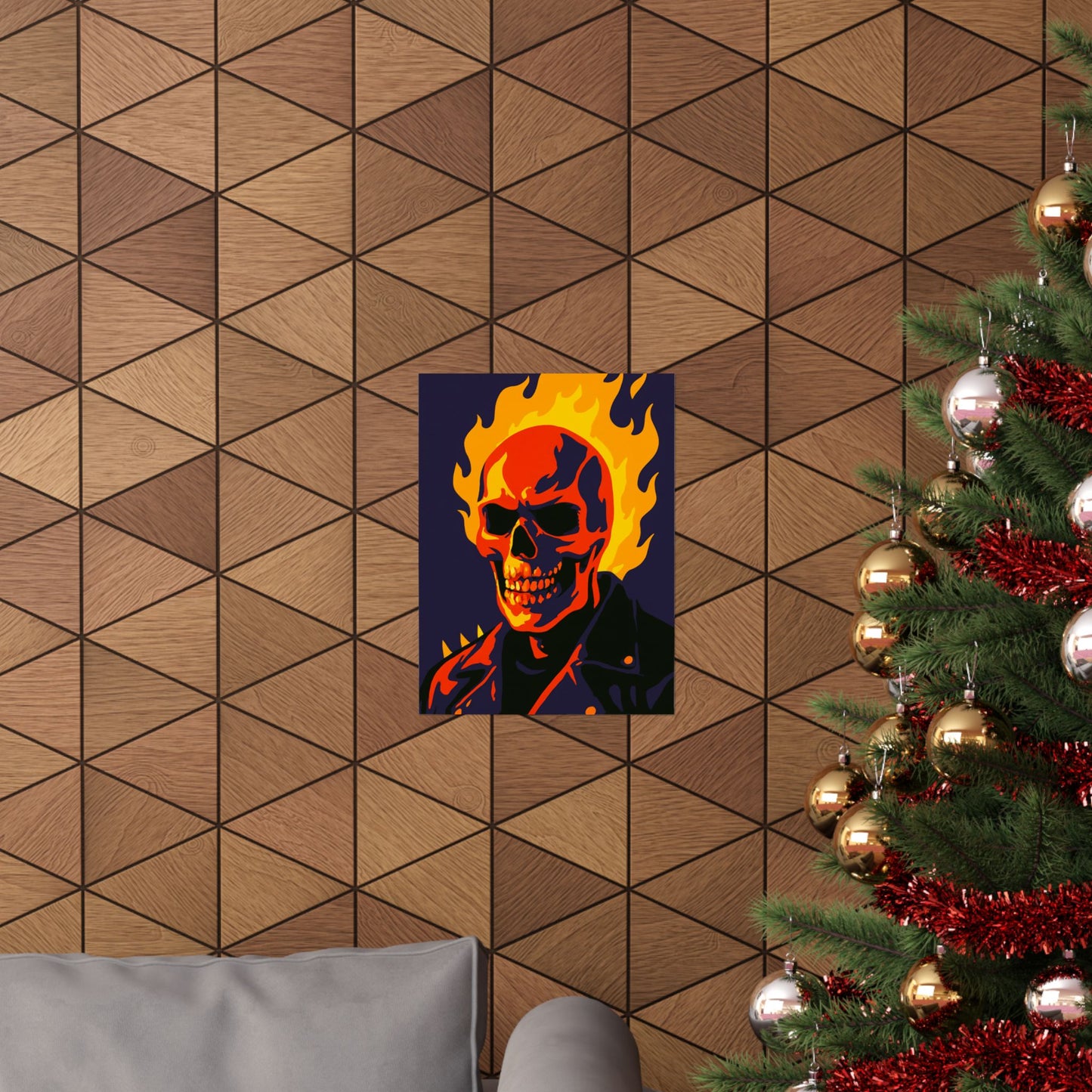 “The Rider”-lloveburns Wall Print